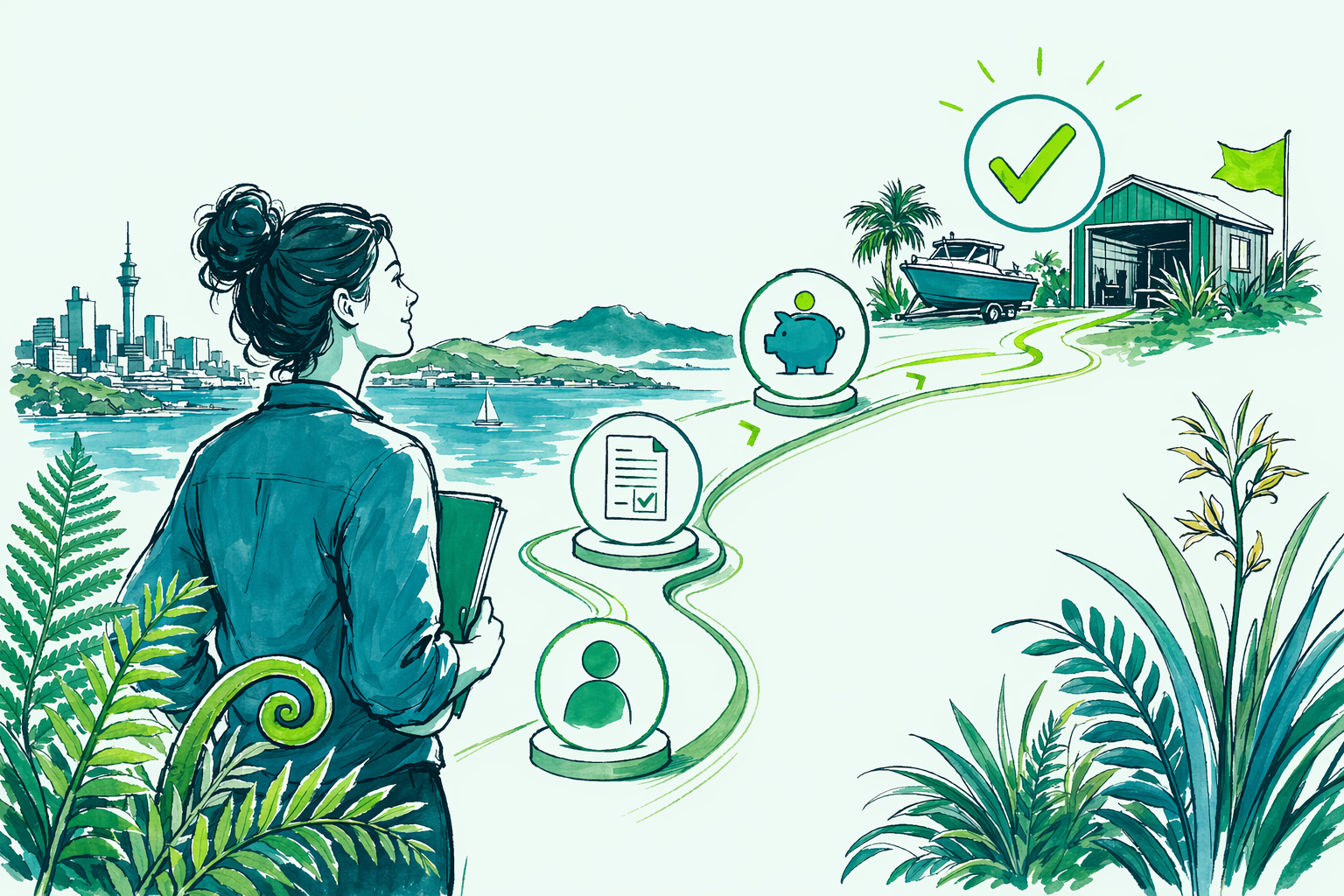 Hand-drawn illustration: Budgeting for ACC — ACC levies, explained