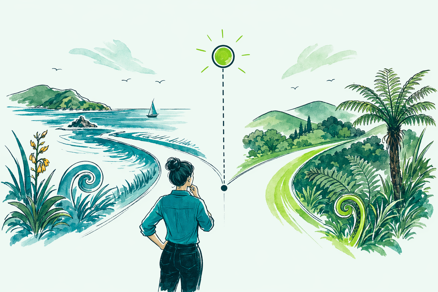Hand-drawn illustration: Quick answer — Do I need to register for GST?