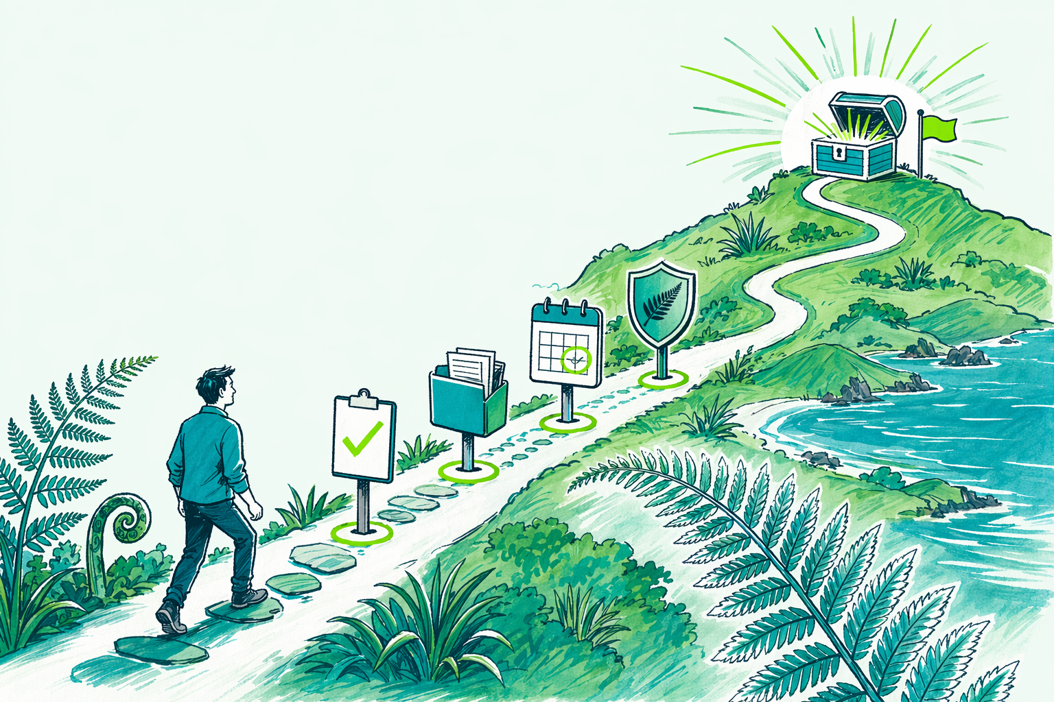 First year in business: NZ tax