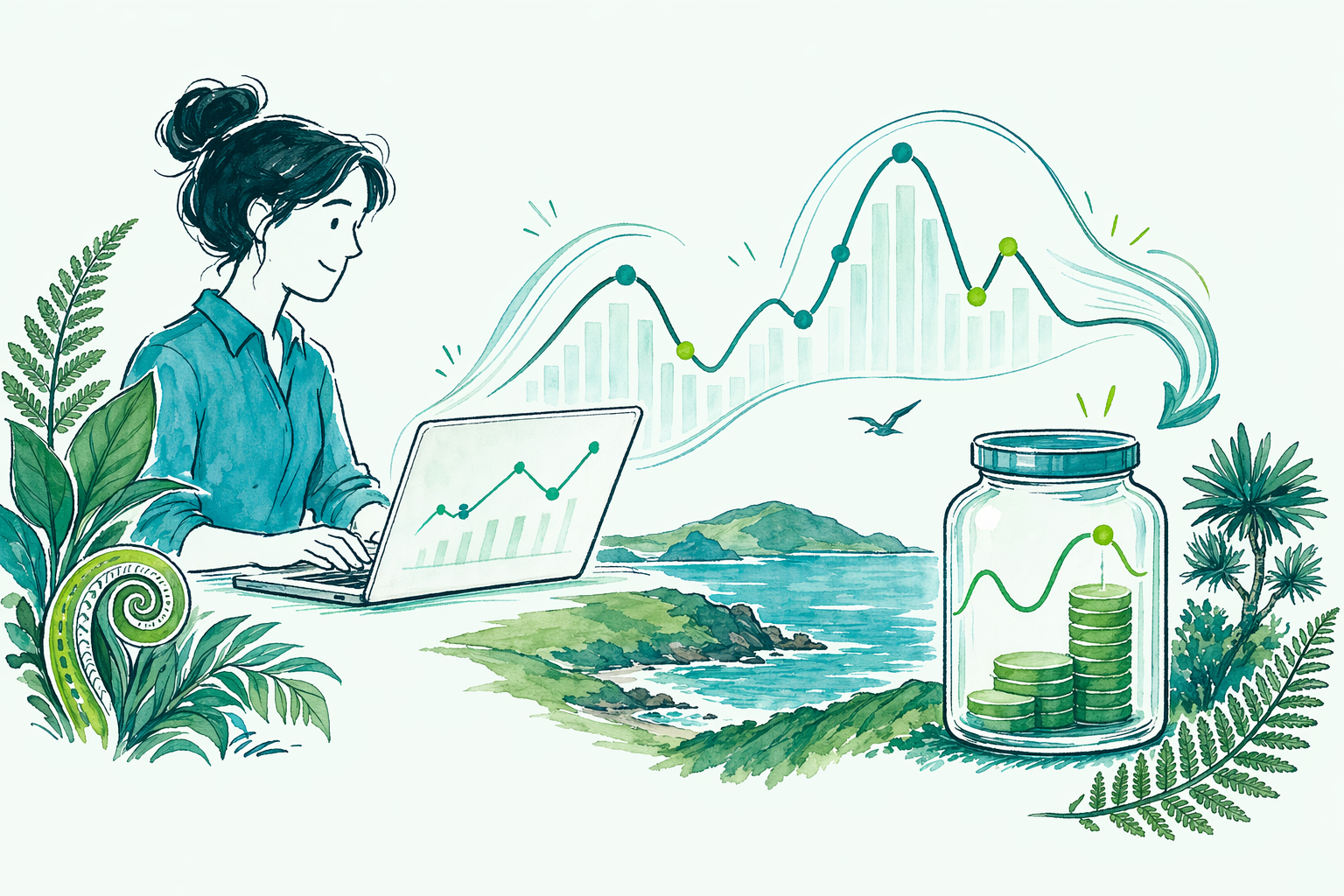 Hand-drawn illustration: Quick answer — Provisional tax: the AIM method