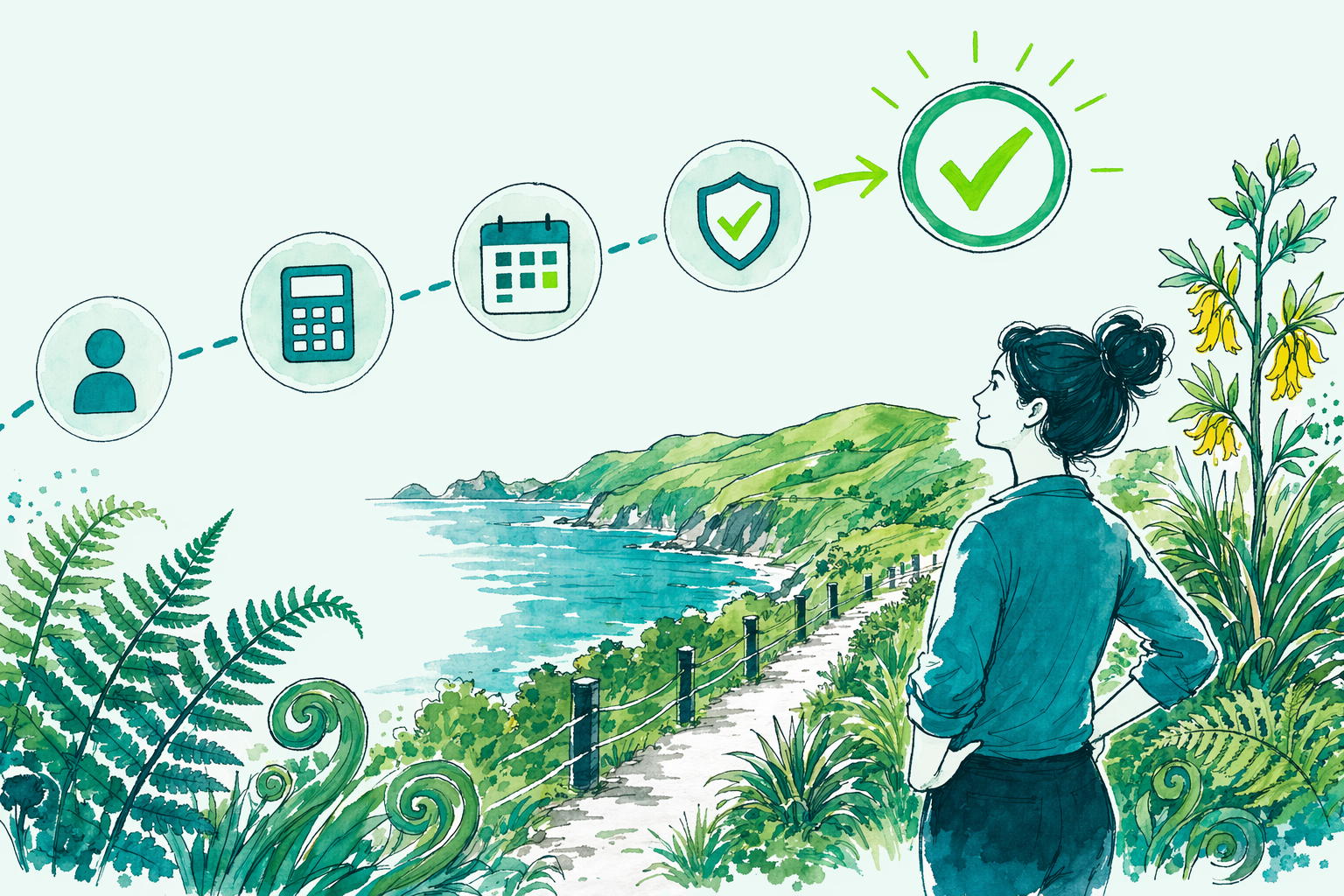 Hand-drawn illustration: How to avoid a surprise bill — Provisional tax, explained