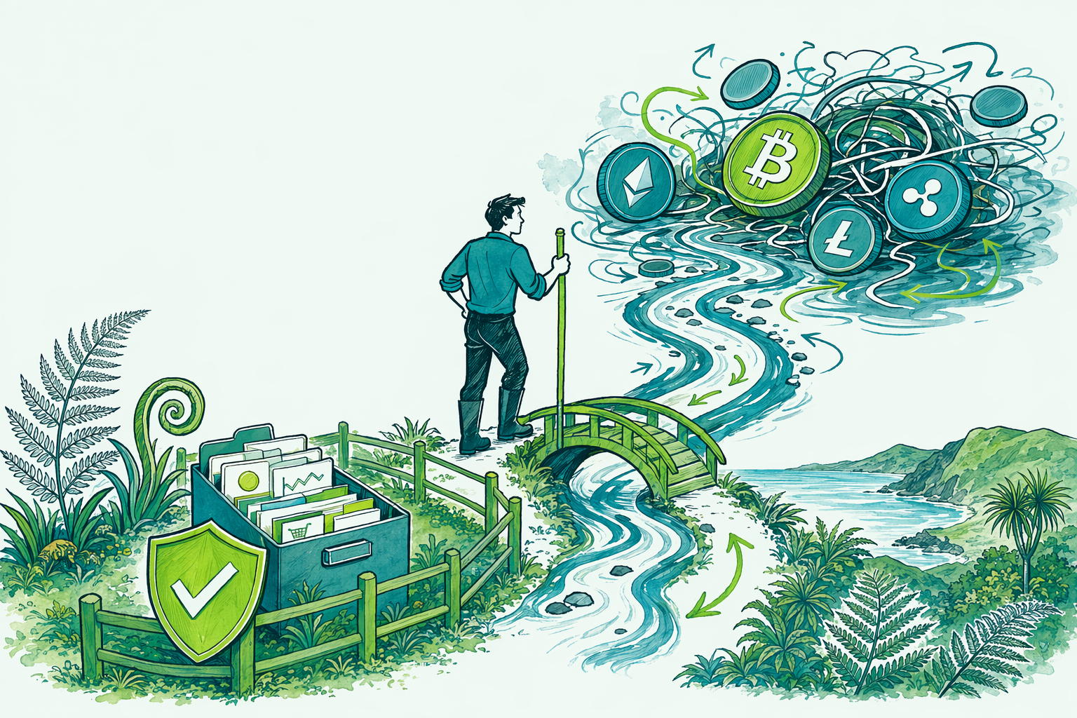 Tax on cryptocurrency in NZ