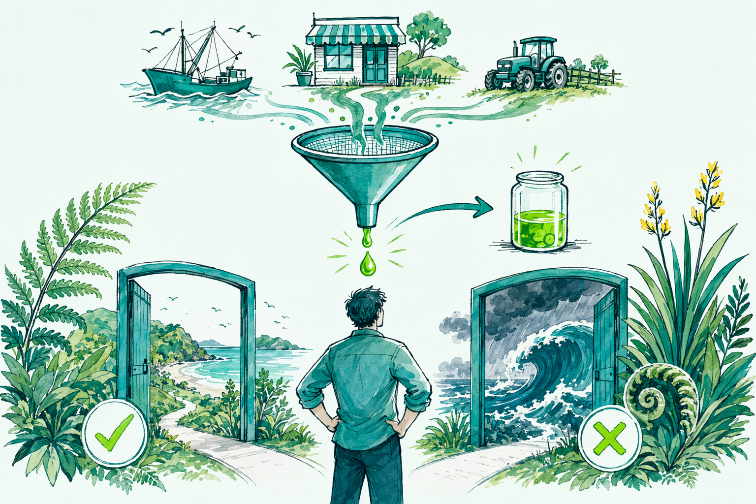 Hand-drawn illustration: Quick answer — What is residual income tax?